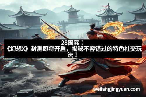 28国际：《幻想X》封测即将开启，揭秘不容错过的特色社交玩法！